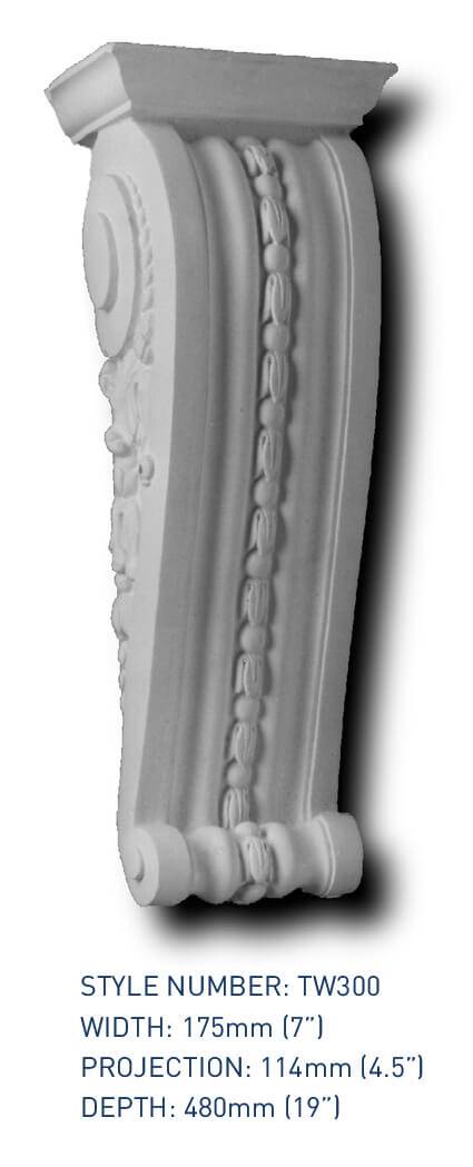 Corbel TW300 - Thomas & Wilson London Cornicing Coving Plasterwork