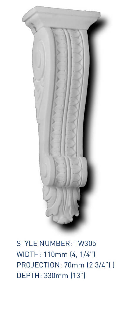 Corbel TW305 - Thomas & Wilson London Cornicing Coving Plasterwork