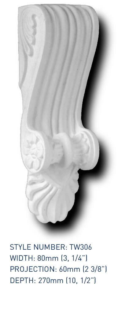 Corbel TW306 - Thomas & Wilson London Cornicing Coving Plasterwork