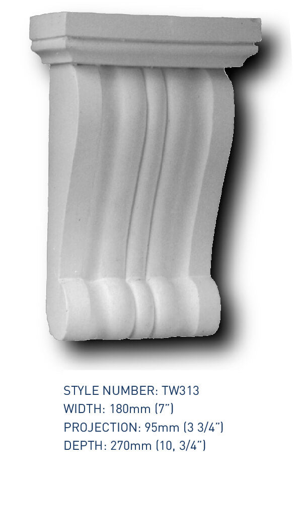 Corbel TW313 - Thomas & Wilson London Cornicing Coving Plasterwork