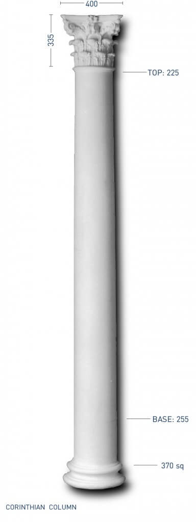 Corinthian Column - Thomas & Wilson London Cornicing Coving Plasterwork