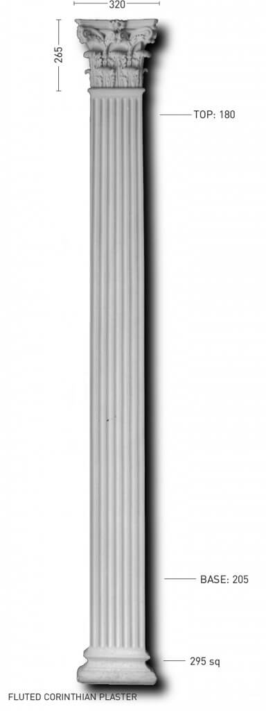 Fluted Corinthian Plaster - Thomas & Wilson London Cornicing Coving Plasterwork