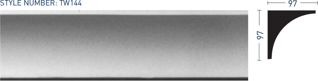Plain Cornice TW144 - Thomas & Wilson London Cornicing Coving Plasterwork