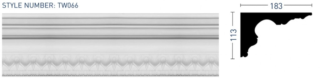 Enriched Cornice TW066 - Thomas & Wilson London Cornicing Coving Plasterwork