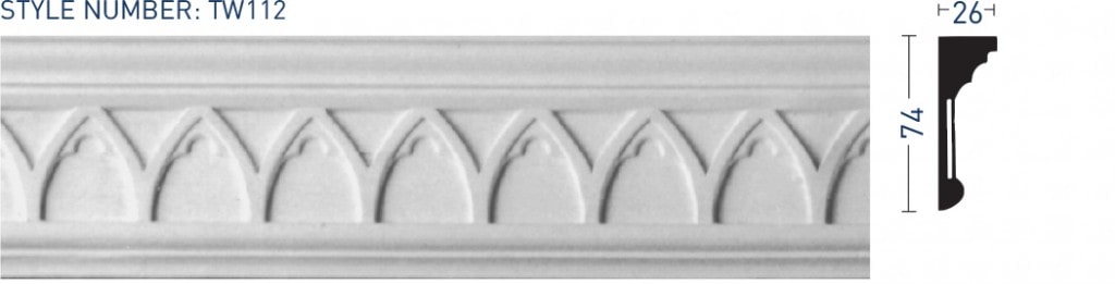 Enriched Cornice TW112 - Thomas & Wilson London Cornicing Coving Plasterwork