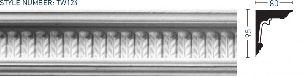 Enriched Cornice TW124 - Thomas & Wilson London Cornicing Coving Plasterwork