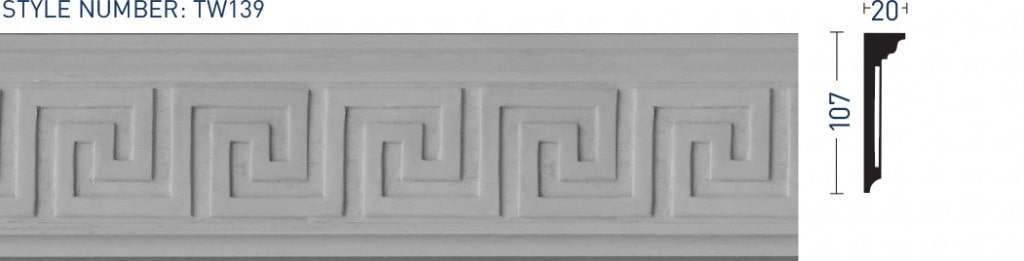 Enriched Cornice TW139 - Thomas & Wilson London Cornicing Coving Plasterwork