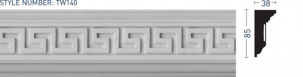 Enriched Cornice TW140 - Thomas & Wilson London Cornicing Coving Plasterwork