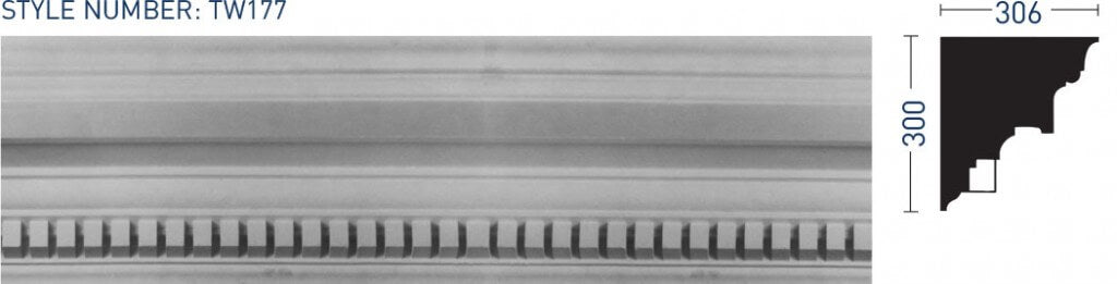 Enriched Cornice TW177 - Thomas & Wilson London Cornicing Coving Plasterwork