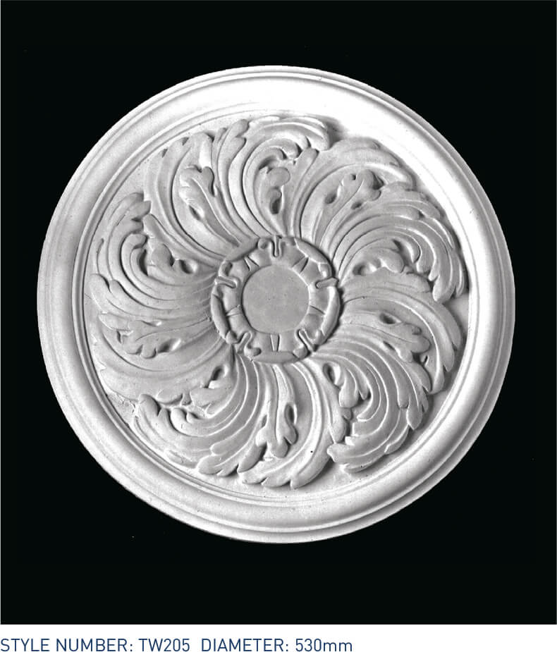 Ceiling Centre TW205 - Thomas & Wilson London Cornicing Coving Plasterwork