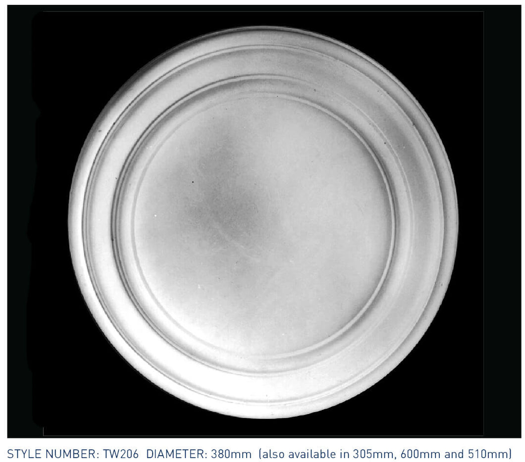 Ceiling Centre TW206 - Thomas & Wilson London Cornicing Coving Plasterwork