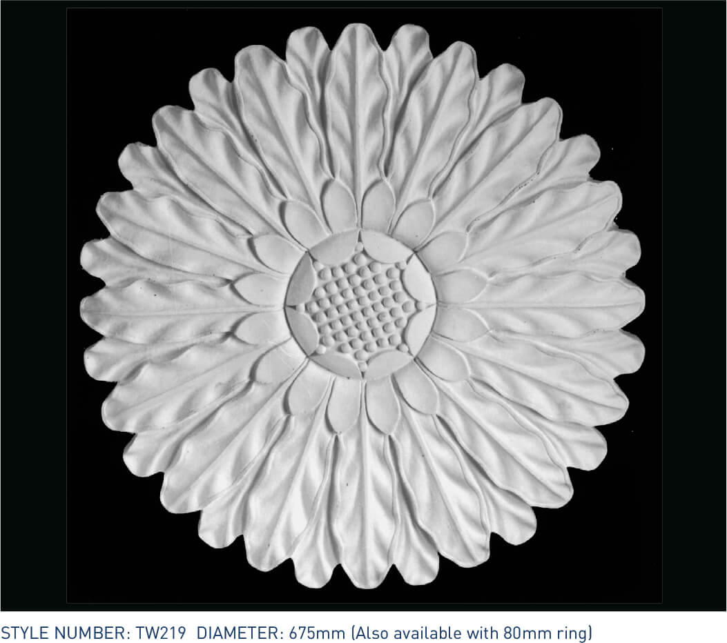 Ceiling Centre TW219 - Thomas & Wilson London Cornicing Coving Plasterwork