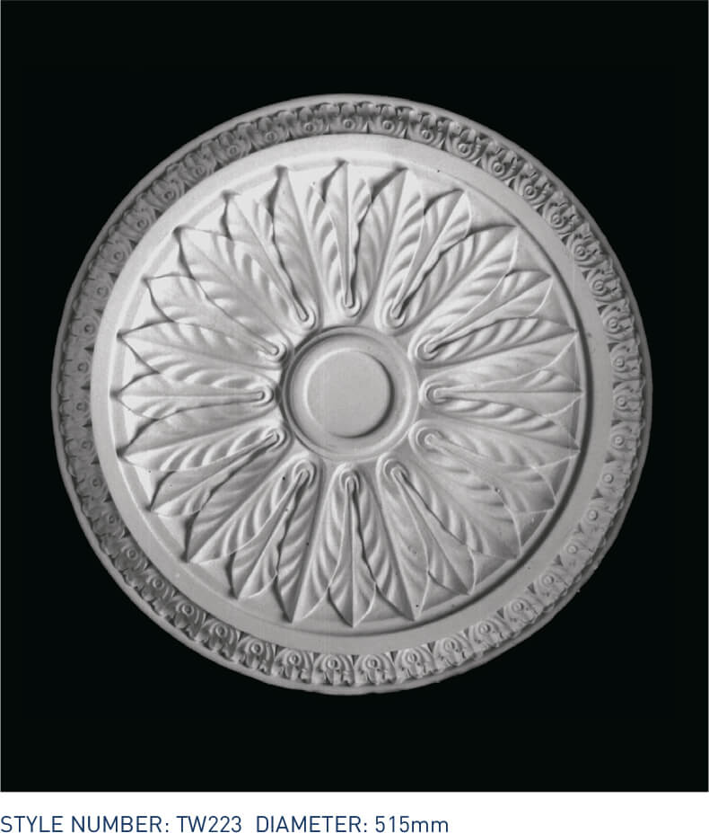 Ceiling Centre TW223 - Thomas & Wilson London Cornicing Coving Plasterwork