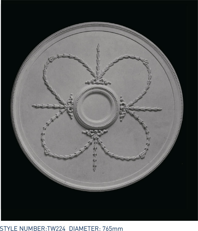 Ceiling Centre TW224 - Thomas & Wilson London Cornicing Coving Plasterwork