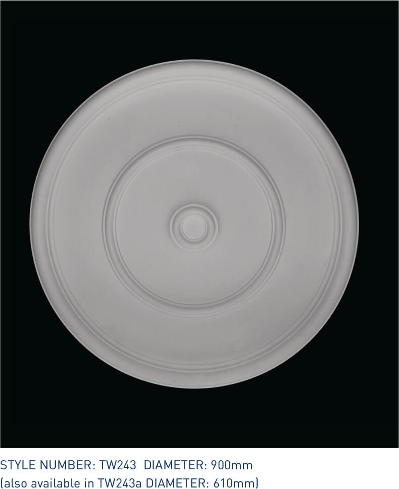 Ceiling Centre TW243 - Thomas & Wilson London Cornicing Coving Plasterwork