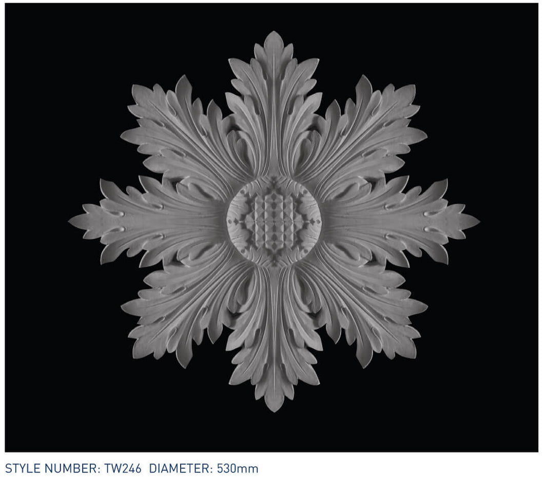 Ceiling Centre TW246 - Thomas & Wilson London Cornicing Coving Plasterwork
