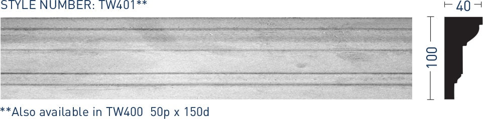 Panel Moulding TW401 - Thomas & Wilson London Cornicing Coving Plasterwork