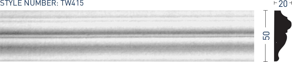 Panel Moulding TW415 - Thomas & Wilson London Cornicing Coving Plasterwork