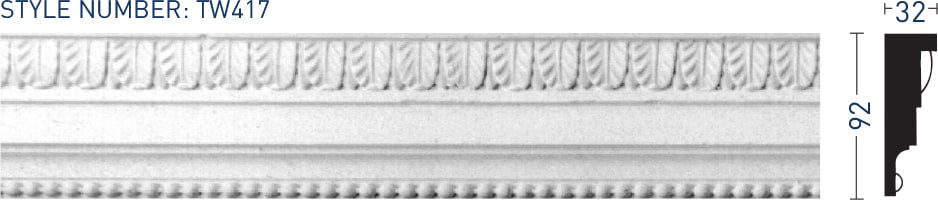 Panel Moulding TW417 - Thomas & Wilson London Cornicing Coving Plasterwork