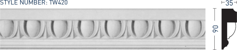Panel Moulding TW420 - Thomas & Wilson London Cornicing Coving Plasterwork