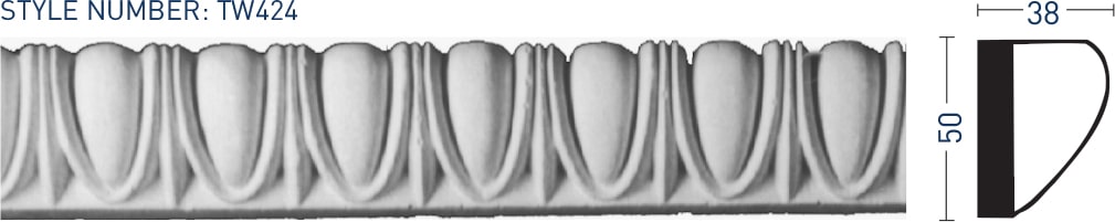 Panel Moulding TW424 - Thomas & Wilson London Cornicing Coving Plasterwork