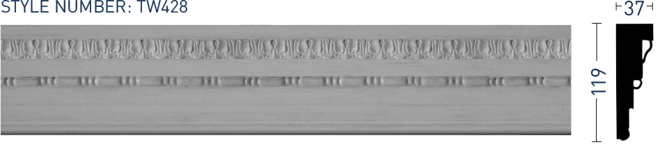 Panel Moulding TW428 - Thomas & Wilson London Cornicing Coving Plasterwork