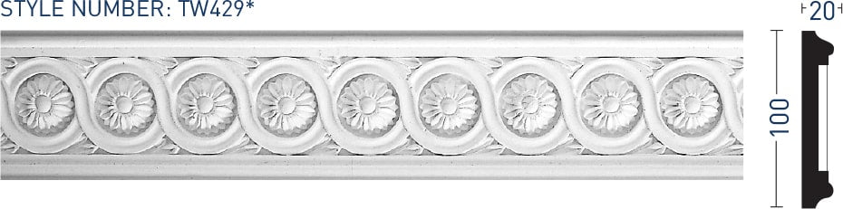 Panel Moulding TW421 - Thomas & Wilson London Cornicing Coving Plasterwork
